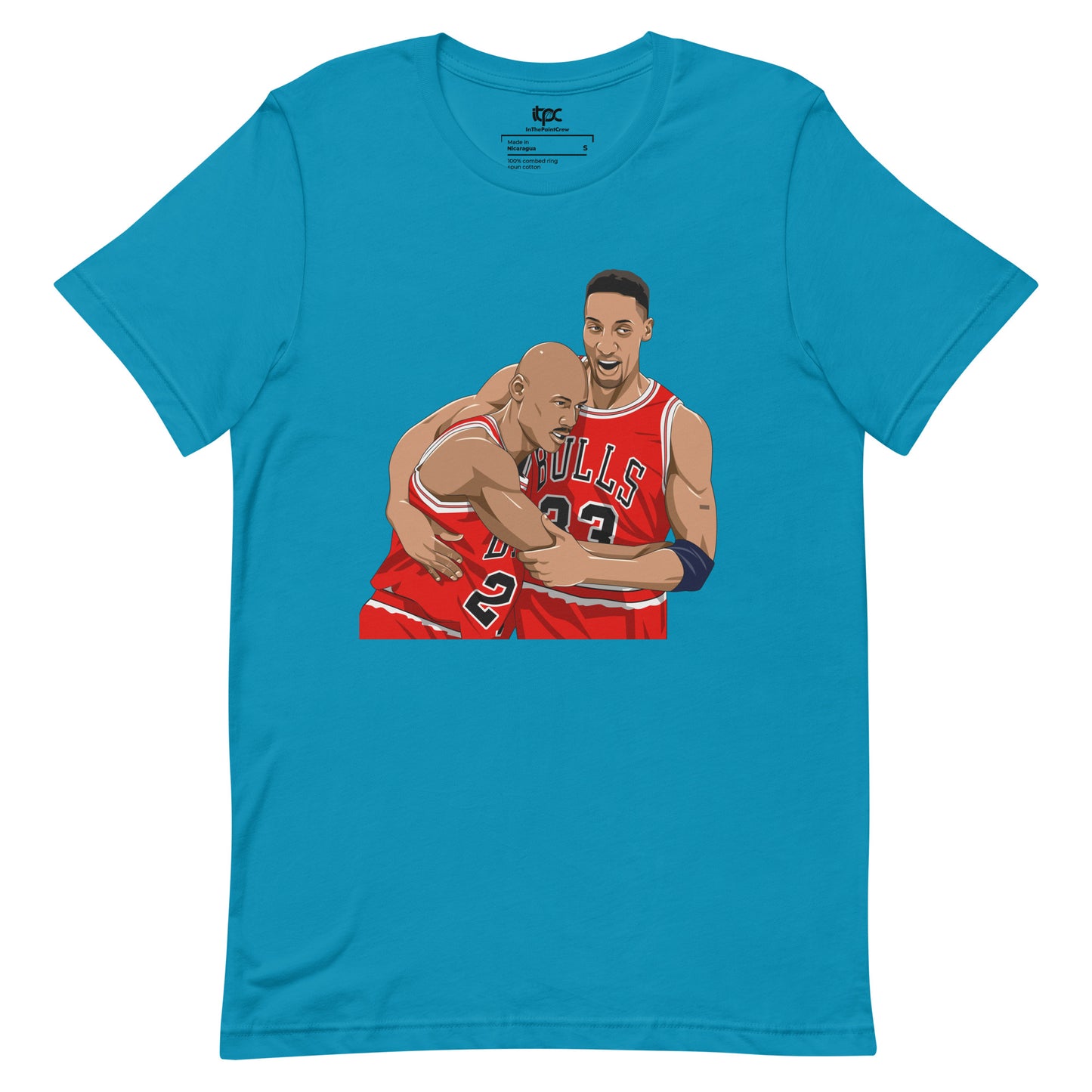 Michael Jordan and Scottie Pippen - "Flu Game" t-shirt