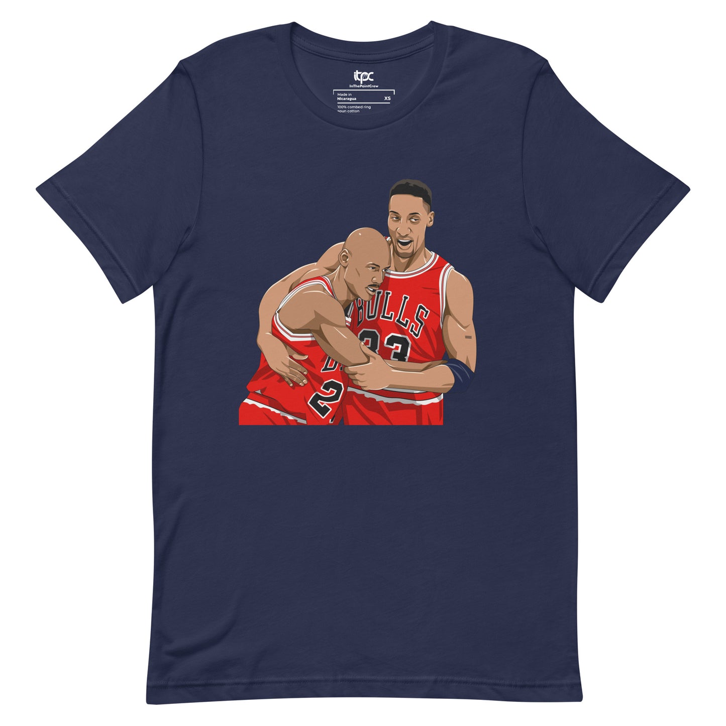 Michael Jordan and Scottie Pippen - "Flu Game" t-shirt