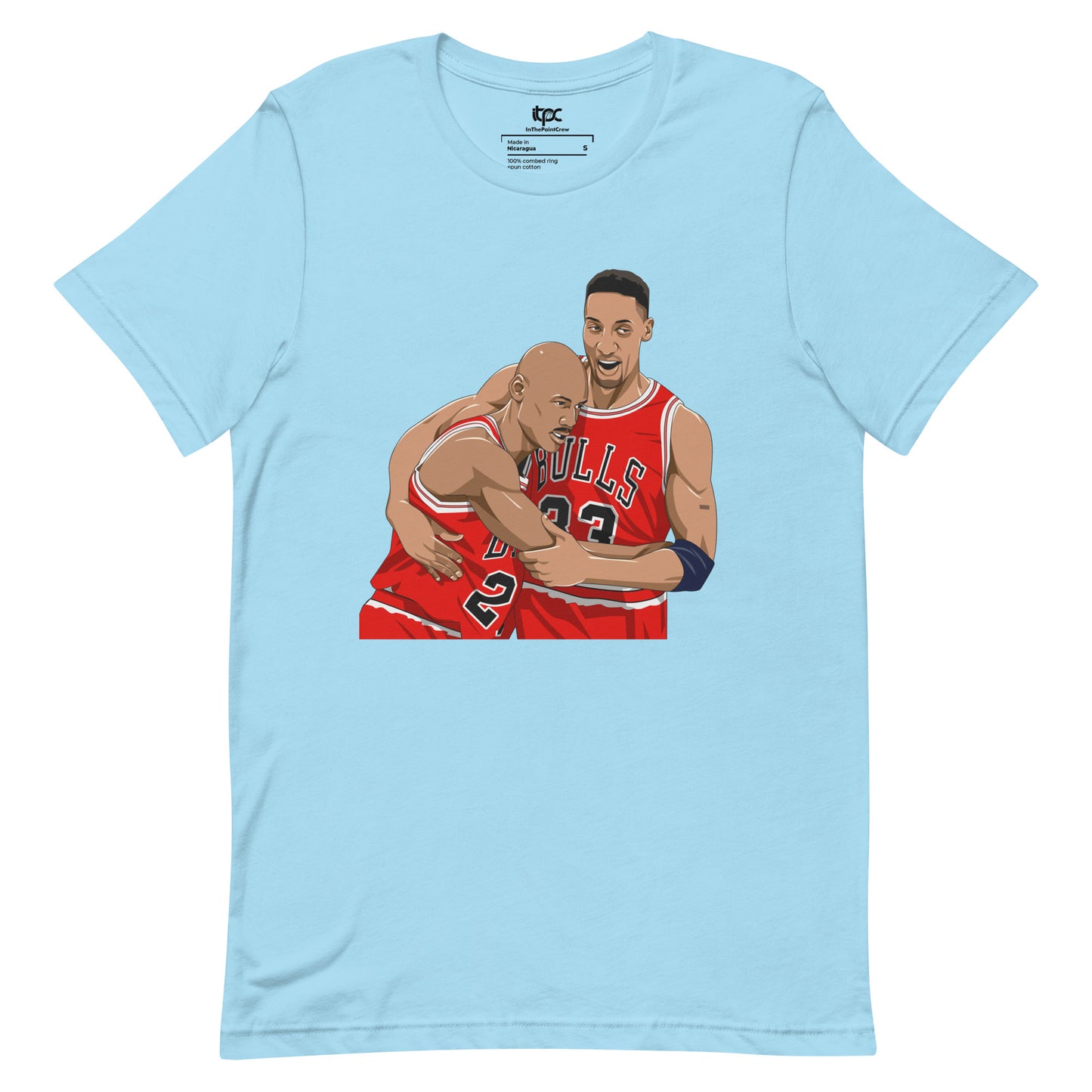 Michael Jordan and Scottie Pippen - "Flu Game" t-shirt