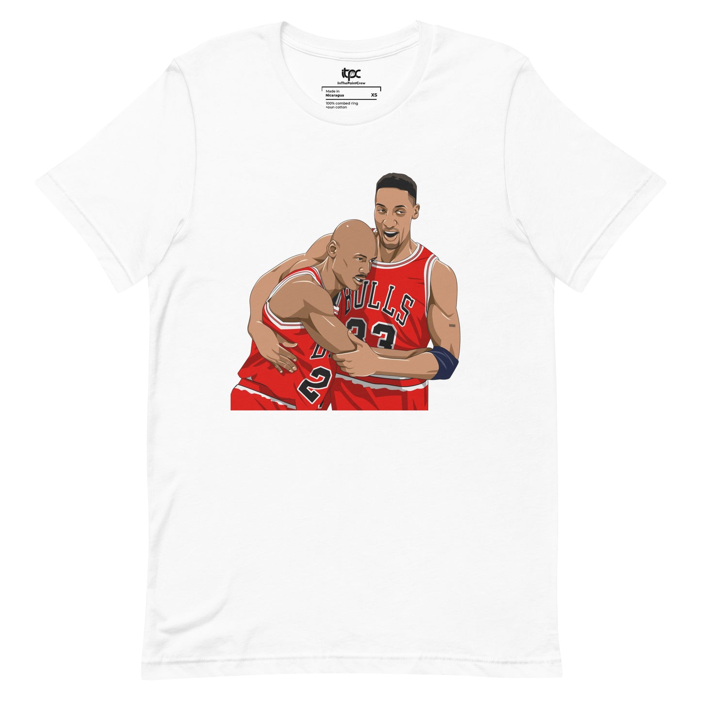 Michael Jordan and Scottie Pippen - "Flu Game" t-shirt